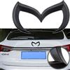 Xotic Tech Evil M Logo Badge Auto Tronco Posteriore Metallo Alluminio Emblema Adesivo Compatibile con Mazda 1pz Nero Opaco