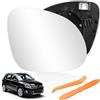 SRunDe Vetro Specchietto Retrovisore Destro Riscaldato Convesso con Supporto e Utensili Compatibile con VW Tiguan 2007-2018, Sharan 2010-2022, Skoda Yeti 2009-2017, Seat Alhambra 2010-2020