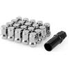 YBHPQRE viti delle ruote Compatibile Con Suzuki Per Vitara 1988-2019 20PCS Raggi Ruota Ettagonali Dadi Di Bloccaggio Lunghezza 32MM Dado Ad Estremità Chiusa M12 * 1.25 M12 * 1.5(4,M12*1.25)