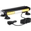Justech 30 LED Luce Stroboscopica Emergenza Lampeggiante Stroboscopico Barra Bar 27 Modalità 12/24 V Impermeabile Ambra + Bianco Controllo Doppio Interruttore con Base Magnetica per Camion Veicolo