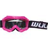 Wulf Cub WULFSPORT Mascherina Sportiva da Motocross ATV Moto MX e Quad Misura Bambino - Rosa