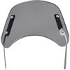 PRFGSGVBV Parabrezza Moto Antiturbolenza Parabrezza Deflettore venti Per Faro Moto Universale Per La Maggior Parte Dei Modelli Cupolino(Grey B style)