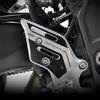 AZgraphishop Az Graphishop Adesivi Batti Tacco Resina 3D Compatibile Con Yamaha Tracer 9 GT 2025 ADB-9GT-25 (Ceramic Ice, Manuale)