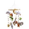 Generico Nursery Felf Felt A Mano Mobile, Calmante E Rilassante, 45x23x23cm, Cucciolo Mobile, Giocattolo Con Presepe Sospeso Per Animali, Incoraggia Lo Sviluppo, Per Giocare A Intrattenimento Per Ragazzi Ragaz