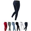 RIDING WORLD - Pantaloni da equitazione per donna e bambini Alexandrie | Pantaloni da equitazione con inserti al ginocchio in tessuto | con tasche anteriori | leggings da equitazione in sei colori |