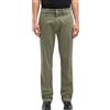 7 For All Mankind Straight Chino Sateen Clover Pantaloni, Verde, 28 W Uomo