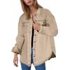 Soupliebe Giubbotto Jeans Donna Giubbino Jeans Donna Giacca Primavera Similpelle Nera Vestito Giacche Estive Di Trench Primaverile Giubotto Militare Abito Oversize Lunga Maniche Pieghevoli Lino Piumino 3/4 Xxl