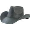 Generisch 2026 Classico cappello da sole Western con tesa stabile, per cowboy unisex all'aperto, corsa regolabile, Nero , Taglia unica