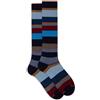 Gallo Calze lunghe uomo e blu righe multicolor macro