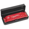 Alyxen Blues Armonica A Bocca, Armonica Diatonica In Do, 10 Fori Armonica Blues, Armonica A Bocca In Chiave Di Do, Con Custodia, Per Adulti, Professionisti, Principianti E Bambini (Rosso)