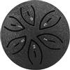 LUCKDANO Tamburo Pioggia per Esterni, Set di Tamburi Meditazione 3 Pollici e 6 Note, Adatto per Yoga, Meditazione, Relax, Decorazioni Giardino, Tamburo con Lingua in Acciaio