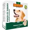 BIOFOOD Dolcetto antipulci alghe per cani, 55 pezzi