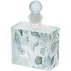 Hervit Bottiglia in Vetro Porta essenze Blu Decoro Floreale Botanic 9,5X14,5cm