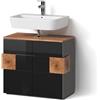 Livinity Mobile sottolavabo per bagno Tanaro, Antracite, 73.1 x 64 cm