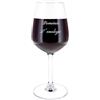 Ocadeau Bicchiere da vino personalizzato con incisione - Calice in vetro trasparente con testo inciso - Idea regalo originale per Natale, compleanno o festa del papà