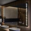 A ARTFORMA Personalizza Controluce LED Specchio - su Misura - con Interruttore e Accessori Neutro - Freddo Bianco 100x90 L38