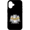 Cool 3 Hip Hop Trio Street Gold Chain Fu Custodia per iPhone 16 Rana Rospo Anfibio Rap Old School Retro Streetwear 80s 90s