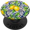 Preposh Blu Limone Piastrella Azulejo Estetica Estate Italiano Europeo PopSockets PopGrip Adesivo