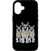 Cool 3 Hip Hop Trio Street Gold Chain Fu Custodia per iPhone 16 Pastore Tedesco Rap Old School Retro Streetwear 80s 90s