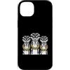 Cool 3 Hip Hop Trio Street Gold Chain Fu Custodia per iPhone 14 Plus Palla Pitone Serpente Rap Old School Retro Streetwear 80s 90s