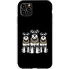 Cool 3 Hip Hop Trio Street Gold Chain Fu Custodia per iPhone 11 Pro Max Miniatura Schnauzer Rap Old School Retro Streetwear 80s 90s