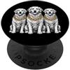 Cool 3 Hip Hop Trio Street Gold Chain Fu Golden Retriever Rap Old School Retro Streetwear anni '80 e '90 PopSockets PopGrip Adesivo