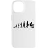 Costumi da scacchista divertenti Custodia per iPhone 14 Evoluzione del giocatore scacchi Giochi da tavolo per