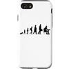 Costumi da scacchista divertenti Custodia per iPhone SE (2020) / 7/8 Evoluzione del giocatore scacchi Giochi da tavolo per