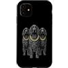 Cool 3 Hip Hop Trio Street Gold Chain Fu Custodia per iPhone 11 Irish Setter Dog Rap Old School Retro Streetwear anni '80 '90