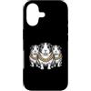 Cool 3 Hip Hop Trio Street Gold Chain Fu Custodia per iPhone 17 Cavia Rap Old School Retro Streetwear 80s 90s Tre