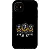 Cool 3 Hip Hop Trio Street Gold Chain Fu Custodia per iPhone 11 Bassotto Doxie Rap Old School Retro Streetwear 80s 90s