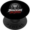 Magliette E Articoli Da Regalo Aggressiv Brazilian Jiu Jitsu Lion - Grappling Aggressivo Nel Bjj PopSockets PopGrip Adesivo
