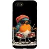 Rocking Robin Bird Outfit Custodia per iPhone SE (2020) / 7/8 Drumming Robin Bird Costume con batteria e look fresco