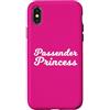Miftees Custodia per iPhone X/XS Principessa passeggeri
