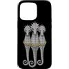 Cool 3 Hip Hop Trio Street Gold Chain Fu Custodia per iPhone 15 Pro Max Cavalluccio marino Rap Old School Retro Streetwear 80s 90s Tre