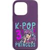 Girls Birthday Korean Kids K Pop Fan K-P Custodia per iPhone 13 Pro K-Pop Principessa Età 3 Anni Compleanno Bambino