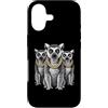 Cool 3 Hip Hop Trio Street Gold Chain Fu Custodia per iPhone 17 Lemur Anello Coda Rap Old School Retro Streetwear 80s 90s