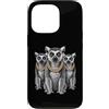 Cool 3 Hip Hop Trio Street Gold Chain Fu Custodia per iPhone 13 Pro Lemur Anello Coda Rap Old School Retro Streetwear 80s 90s