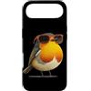 Robin Bird Outfit Custodia per iPhone Air Grazioso uccello con occhiali per gli amanti di pettirossi e piume