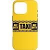 CAB DRIVER TAXI FUN COSTUME APPAREL Custodia per iPhone 16 Pro TAXI OFF DUTY SEGNO GIALLO TAXI CAB COSTUME