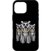 Cool 3 Hip Hop Trio Street Gold Chain Fu Custodia per iPhone 16 Pro Max Lemur Anello Coda Rap Old School Retro Streetwear 80s 90s