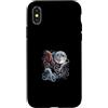 Octopus Octopuses Custodia per iPhone X/XS Tre Luna di Polpo