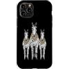 Cool 3 Hip Hop Trio Street Gold Chain Fu Custodia per iPhone 11 Pro Appaloosa Horse Rap Old School Retro Streetwear anni '80 e '90