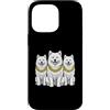 Cool 3 Hip Hop Trio Street Gold Chain Fu Custodia per iPhone 14 Pro Max Samoiedo Cane Rap Old School Retro Streetwear 80s 90s Tre