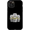 Cool 3 Hip Hop Trio Street Gold Chain Fu Custodia per iPhone 11 Pro Gatto persiano Rap Old School Retro Streetwear 80s 90s Tre