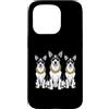 Cool 3 Hip Hop Trio Street Gold Chain Fu Custodia per iPhone 15 Pro Rat Terrier Rap Rap Old School Retro Streetwear anni '80 e '90