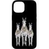 Cool 3 Hip Hop Trio Street Gold Chain Fu Custodia per iPhone 15 Appaloosa Horse Rap Old School Retro Streetwear anni '80 e '90