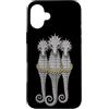 Cool 3 Hip Hop Trio Street Gold Chain Fu Custodia per iPhone 16 Plus Cavalluccio marino Rap Old School Retro Streetwear 80s 90s Tre