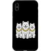 Cool 3 Hip Hop Trio Street Gold Chain Fu Custodia per iPhone XS Max Samoiedo Cane Rap Old School Retro Streetwear 80s 90s Tre