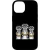Cool 3 Hip Hop Trio Street Gold Chain Fu Custodia per iPhone 14 Palla Pitone Serpente Rap Old School Retro Streetwear 80s 90s